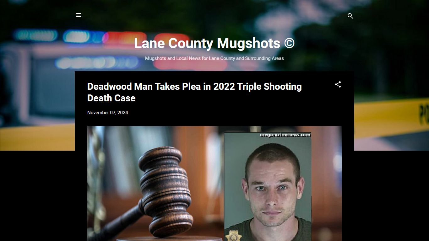 Lane County Mugshots